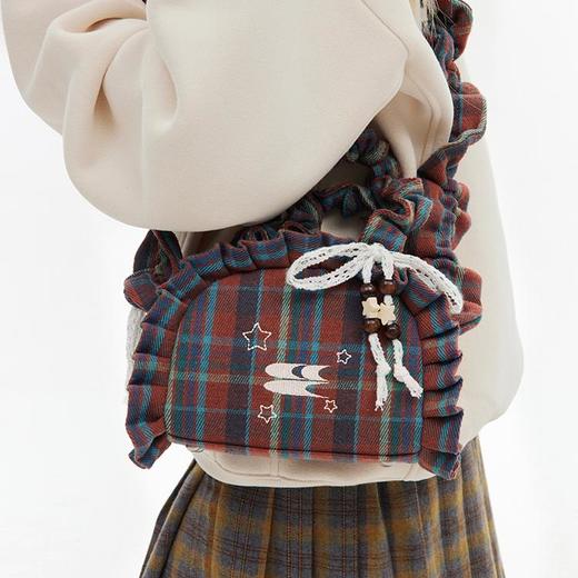 CryingCenter  格纹手工花边波士顿 哭喊中心 商品图3