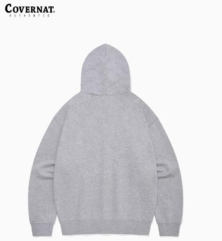 COVERNAT韩国潮牌秋冬新品拉链大C男女同款连帽卫衣CO2403HZ02 商品图1