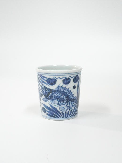 【元岚堂】元青花鱼藻迷你可乐杯70cc 商品图1