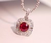 1.3ct刻面红宝石吊坠 商品缩略图0