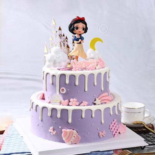 白雪公主主题-双层鲜果奶油蛋糕二选一【惠州】 商品图2