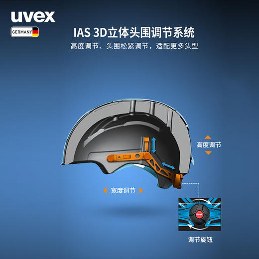 优维斯（UVEX）官方正品德国官方primo滑雪头盔男女成人单双板护具盔装备 商品图5