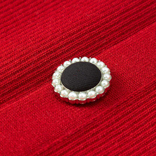 精致复古优雅蝴蝶结连衣裙冬款裙子 商品图2