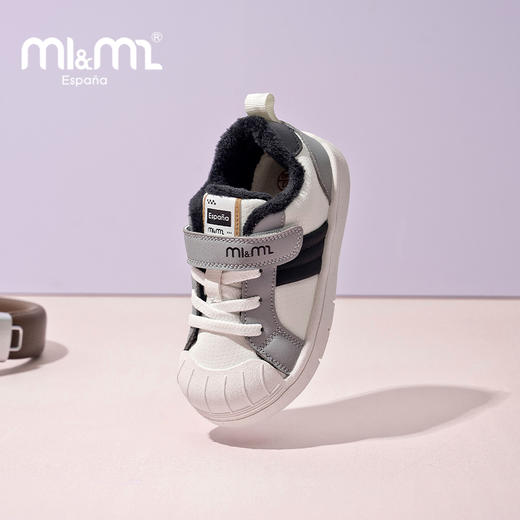 M1&M2儿童童鞋斜纹绒板鞋M91844102 商品图9