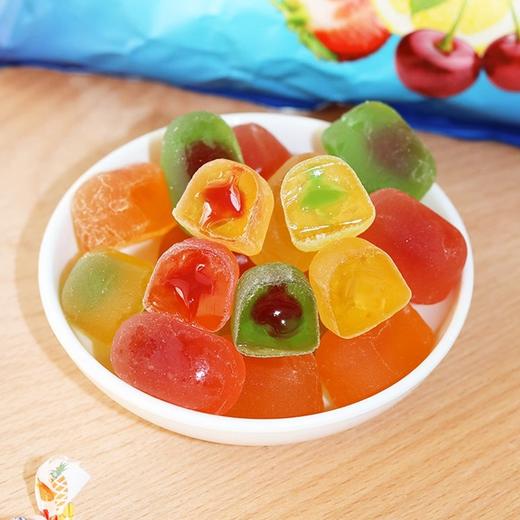 【分仓直发包邮】KDV金蜻蜓果汁夹心软糖500g/袋 商品图0