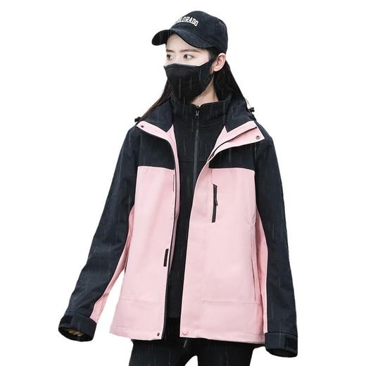 国标GB32614冲锋衣！2024新款男女防风防水三合一外套运动户外秋冬登山服男款！ 商品图4