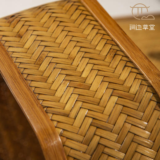 手工竹编楚湘双层提盒 商品图8
