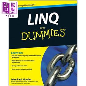 【中商原版】LINQ入门 Linq For Dummies 英文原版 John Paul Mueller 语言集成查询 计算机编程 数据库