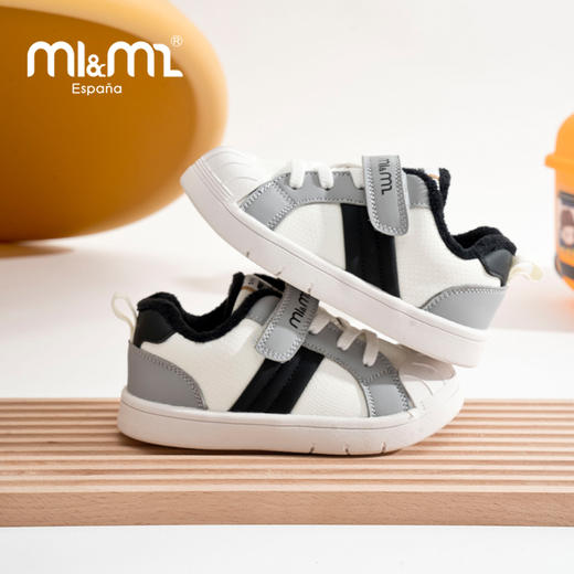 M1&M2儿童童鞋斜纹绒板鞋M91844102 商品图3