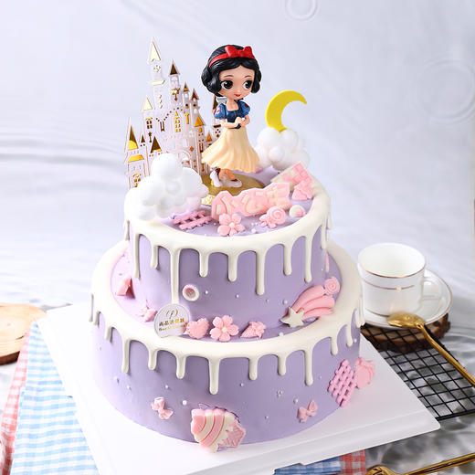 白雪公主主题-双层鲜果奶油蛋糕二选一【惠州】 商品图3