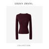 LILIAN ZHANG 秋冬定制—扬子纱、圆领长袖羊毛套衫打底衫  2408006 商品缩略图1
