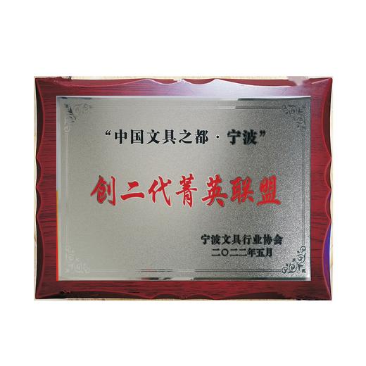 花边红木奖牌（定制） 商品图0