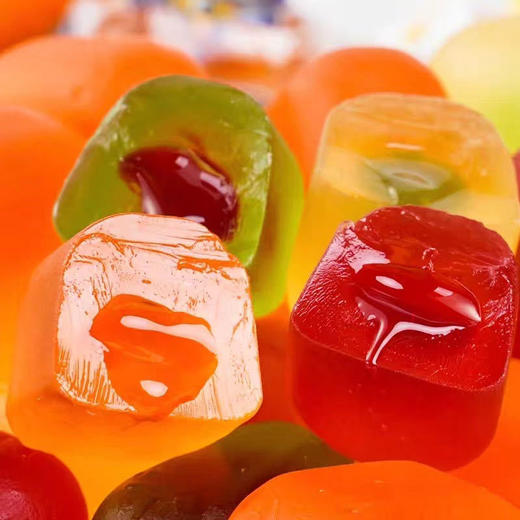 【分仓直发包邮】KDV金蜻蜓果汁夹心软糖500g/袋 商品图2