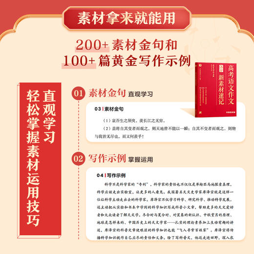 高中语文作文系列——技法、新素材速记 商品图4