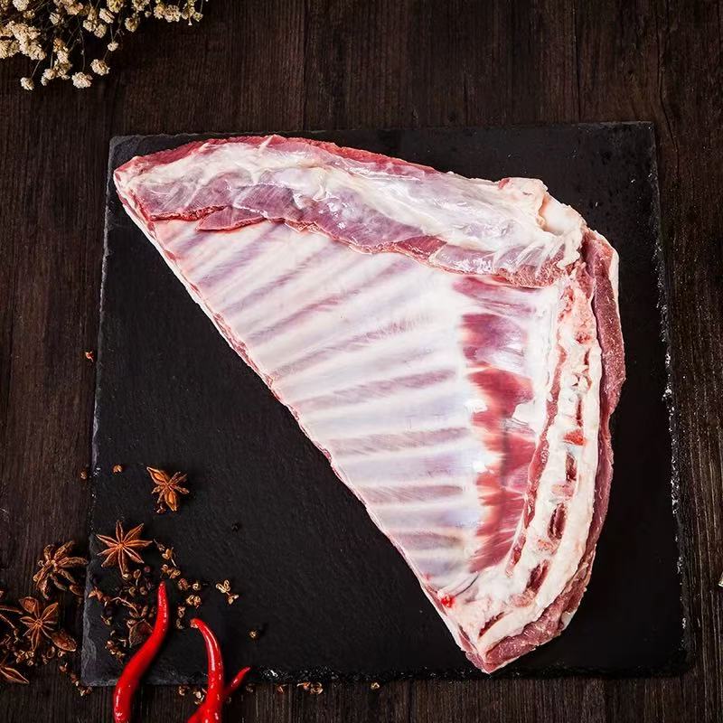内蒙羊肋排精修羔羊肉半排AA（1500g 左右）