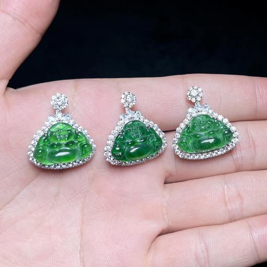 翡翠佛公吊坠 商品图0