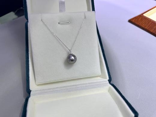 11mm-12mm大溪地铂金灰吊坠 商品图0