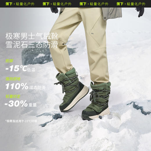 【上新！】女士户外保暖防滑气绒靴CL80824/男士CL80924(货号:CL80824/CL80924) 商品图6