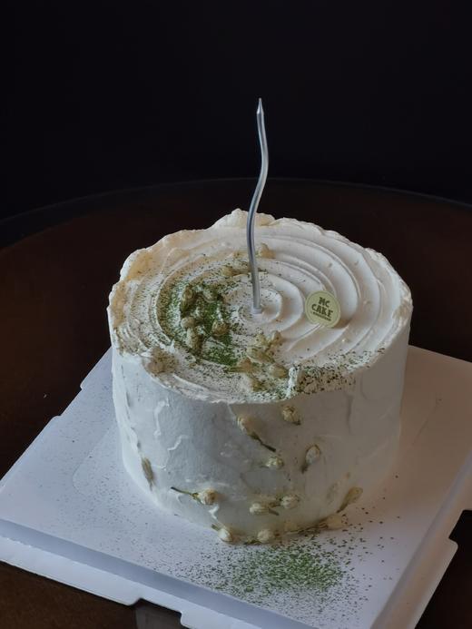 ins简约茉莉花苞装饰蛋糕（图片蜡烛非标配需要自行选择） 商品图0