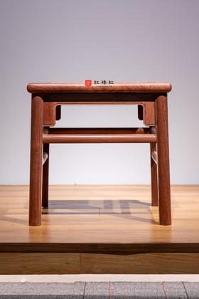 红桥红  家具严选  缅甸花梨（大果紫檀）【51 王款 大方凳】