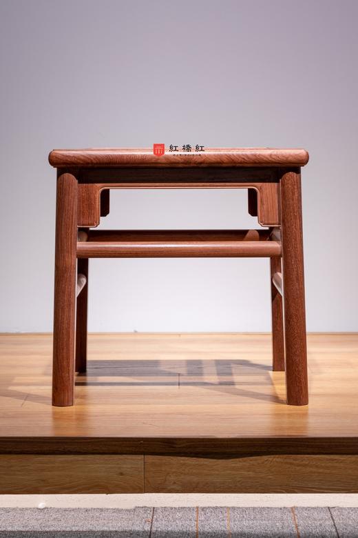 红桥红  家具严选  缅甸花梨（大果紫檀）【51 王款 大方凳】 商品图0