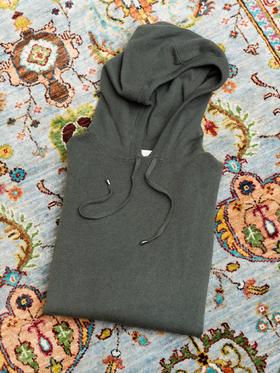 Dalmo 绿色羊绒帽衫