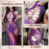 霏慕 风雅式提花诱人网眼长裙7555 情趣内衣黑丝丝袜性感女友穿戴调情前戏 商品缩略图1
