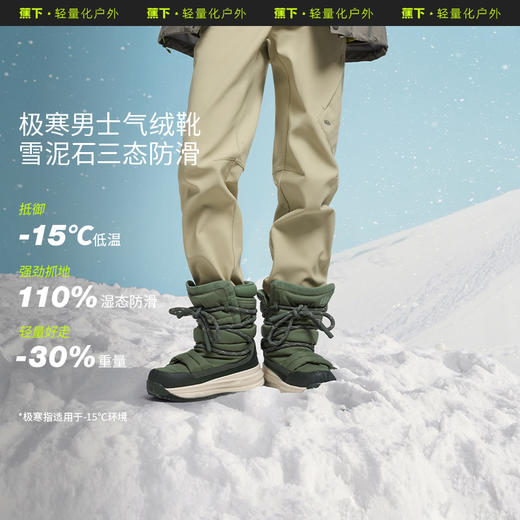 【上新！】女士户外保暖防滑气绒靴CL80824/男士CL80924(货号:CL80824/CL80924) 商品图5