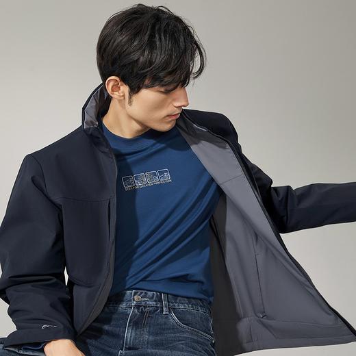 【双面穿】柒牌男士夹克2024秋季新款时尚休闲御寒保暖茄克衫外套127K70970 商品图1