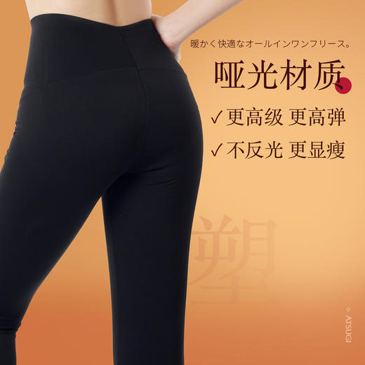 BT2212【180D鲨鱼裤】双面绒打底秋季弹力无痕收腹瑜伽裤 商品图2