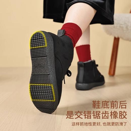 Pansy 雪地靴女加绒加厚保暖短靴棉鞋高帮冬季4195 商品图3