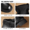 ZHR则则褶皱厚底切尔西靴女2024新款冬高级复古短靴加绒粗跟皮靴 商品缩略图3