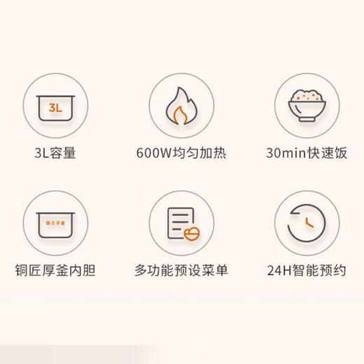 【分仓直发包邮】九阳（Joyoung）电饭煲F-30Z2 3L 商品图1