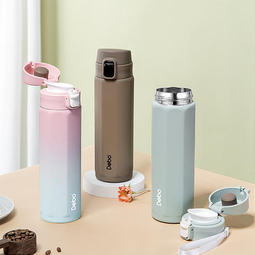 德铂Debo尤德尔八角保温杯 450ml 商品图0