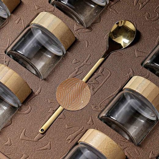 礼遇【真皮.咖.12小玻璃罐＋1茶勺】80元1套.整箱12套 商品图5