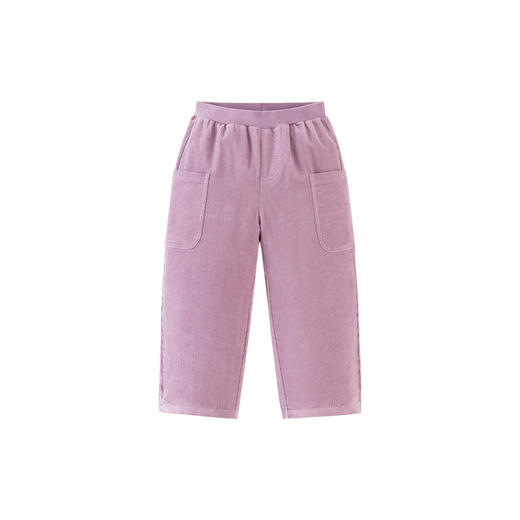 迷你巴拉男女童裤子2025春新品儿童复古灯芯绒长裤锥形裤 商品图4