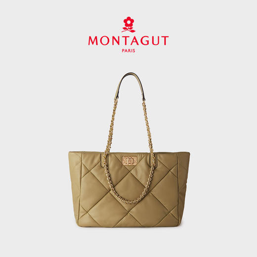 【巴黎情调】梦特娇包包女包新款大容量托特包菱格包链条包 商品图8