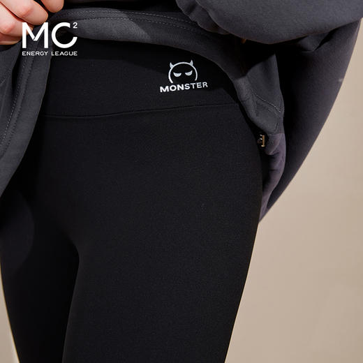 mc2黑色鲨鱼裤女春秋新款瑜伽打底裤舒适弹力提臀芭比裤加绒加厚 商品图0
