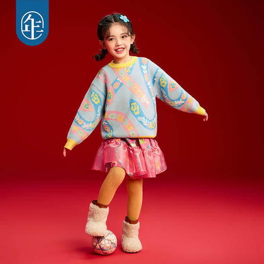 年衣童装女童半身裙秋冬新款宝宝网纱甜美蓬蓬公主裙儿童裙子顺得不得了半裙 商品图1