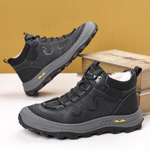 【羊毛内里】圣得西冬季休闲鞋户外防滑工装鞋加绒保暖伐木鞋2462964131 商品图2