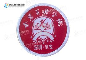 通版深圳市宝安区金碧实验学校织唛校徽礼服姓名贴可缝烫现货发51
