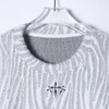 WY857秋冬季新款时尚个性韩版条纹圆领针织毛衣百搭情侣简约上衣 商品缩略图2