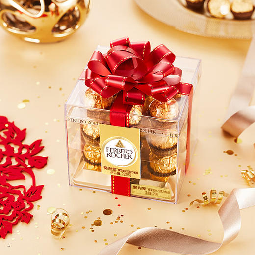 【分仓直发包邮】费列罗榛果威化巧克力18粒方形礼盒装 商品图0