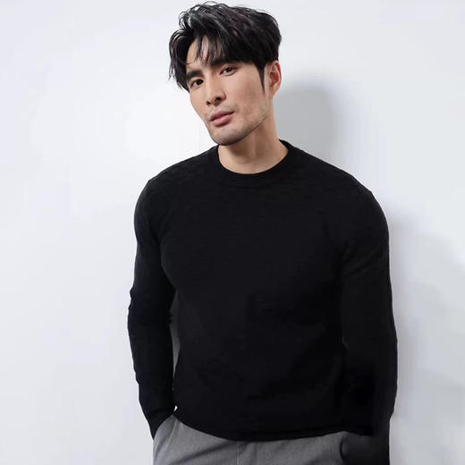 【LV同款】LPIUTY美利奴羊毛棋盘格男士羊毛衫C12TJ-99991（下单3-7天发货） 商品图3