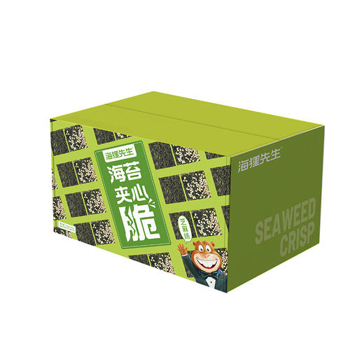 海狸先生海苔夹心脆210g*1箱儿童休闲小零食 商品图1
