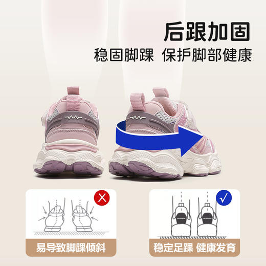 ANNIL/安奈儿童鞋秋季款厚底魔术贴小童老爹鞋宝宝百搭软底运动鞋HM4305071 商品图4