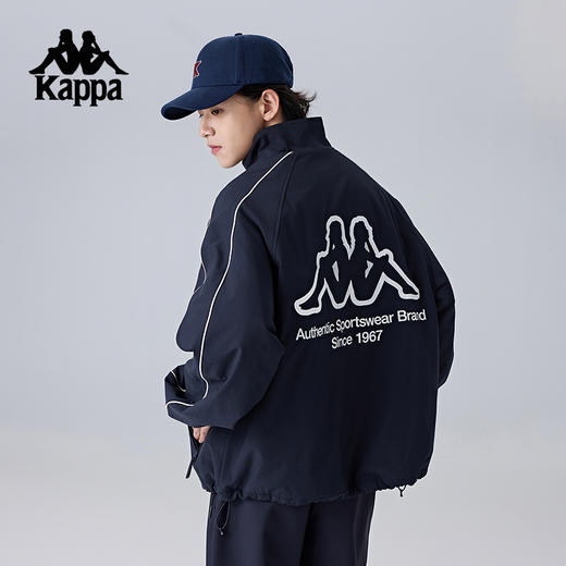 Kappa卡帕背靠背运动棉服男2024新款冬棉衣保暖防寒服夹克上衣潮K0F12MM08 商品图2