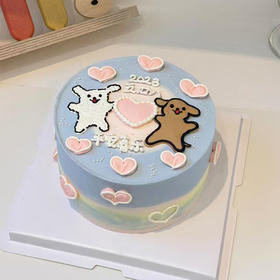 Q004（手绘情侣熊）