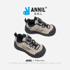 【加绒】ANNIL/安奈儿女童鞋子运动鞋2024新款秋冬季加绒薄绒男孩纽扣儿童HM4405120 商品缩略图2
