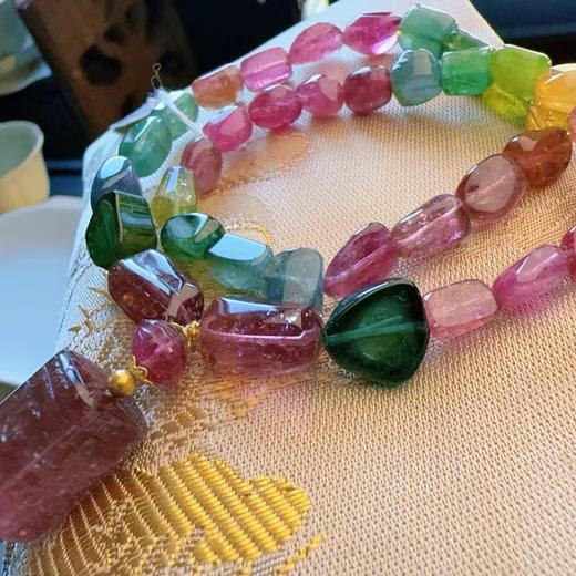 11mm多圈碧玺原石手链 商品图3